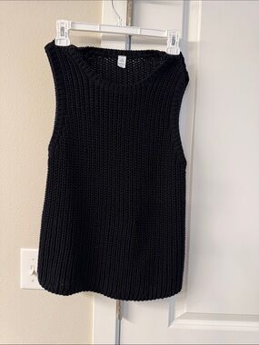 Old Navy Black Knit Tank Top